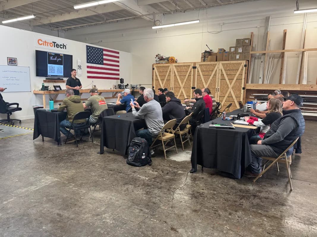 Cohort classroom session at CitroTech headquarters